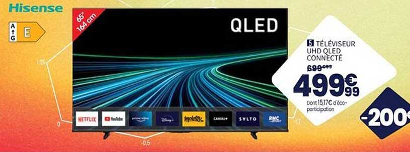 TÉLÉVISEUR UHD QLED CONNECTÉ
