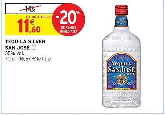 TEQUILA SILVER SAN JOSÉ