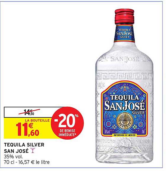 TEQUILA SILVER SAN JOSÉ