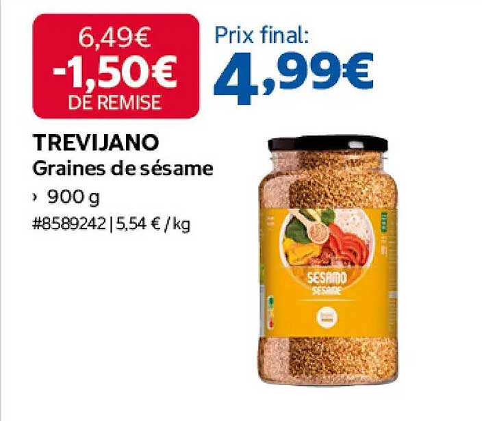 TREVIJANO Graines de sésame