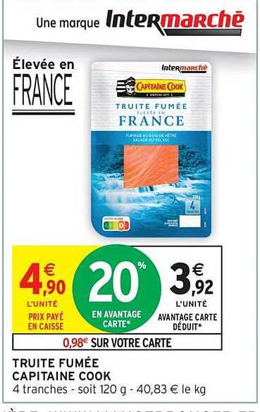 TRUITE FUMÉE CAPITAINE COOK