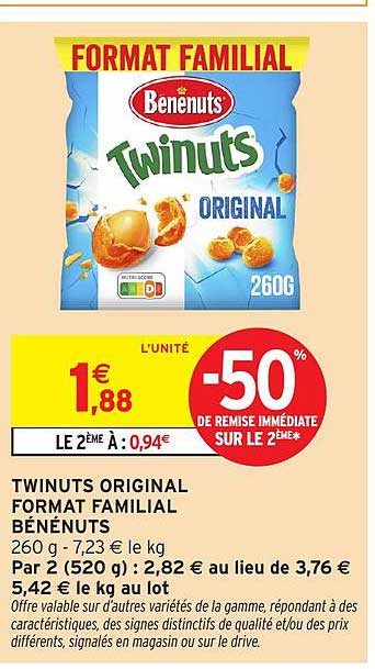 TWINUTS ORIGINAL FORMAT FAMILIAL BÉNENUTS
