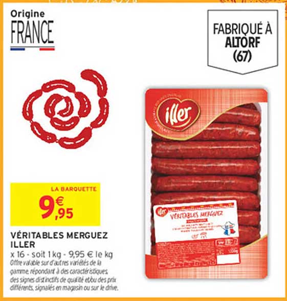 VÉRITABLES MERGUEZ ILLER