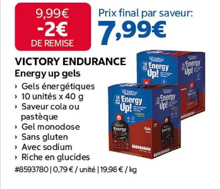 VICTORY ENDURANCE Energy up gels