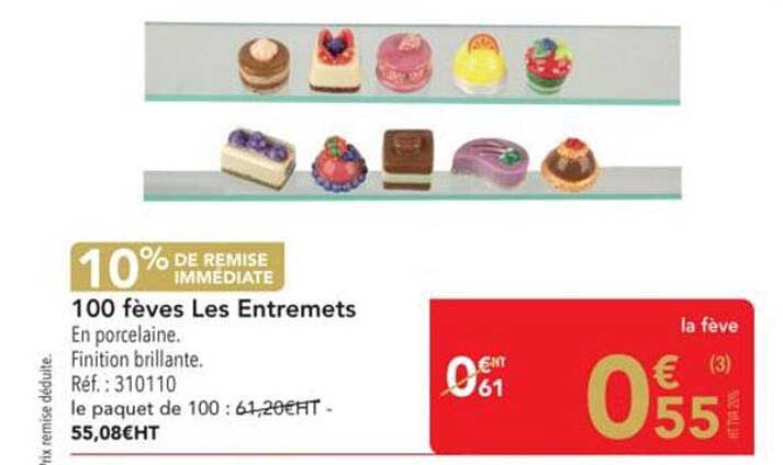 100 fèves Les Entremets