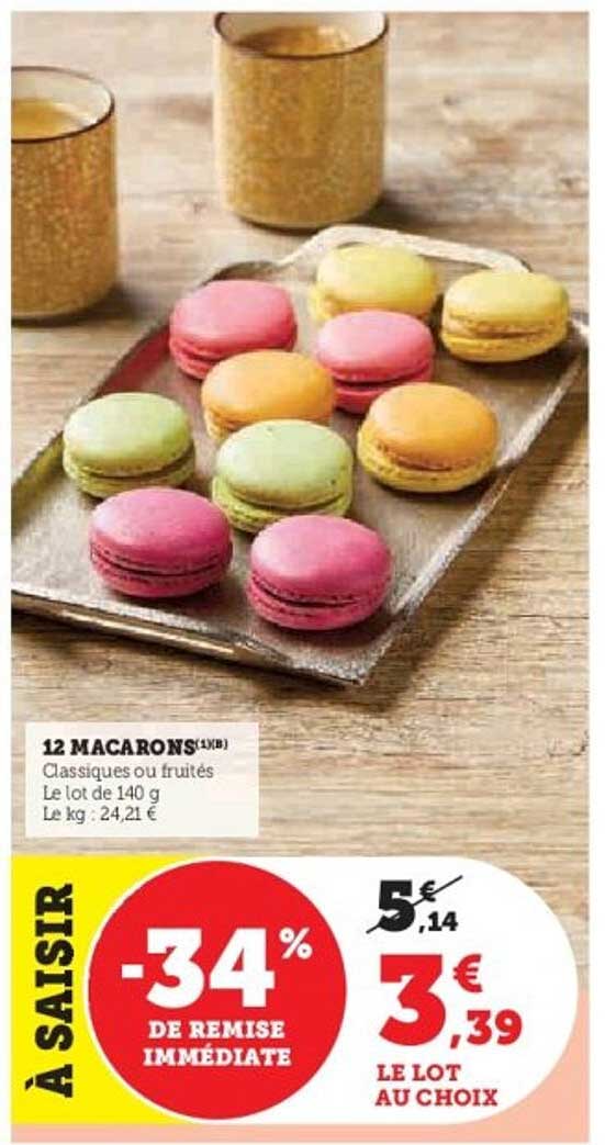 12 MACARONS