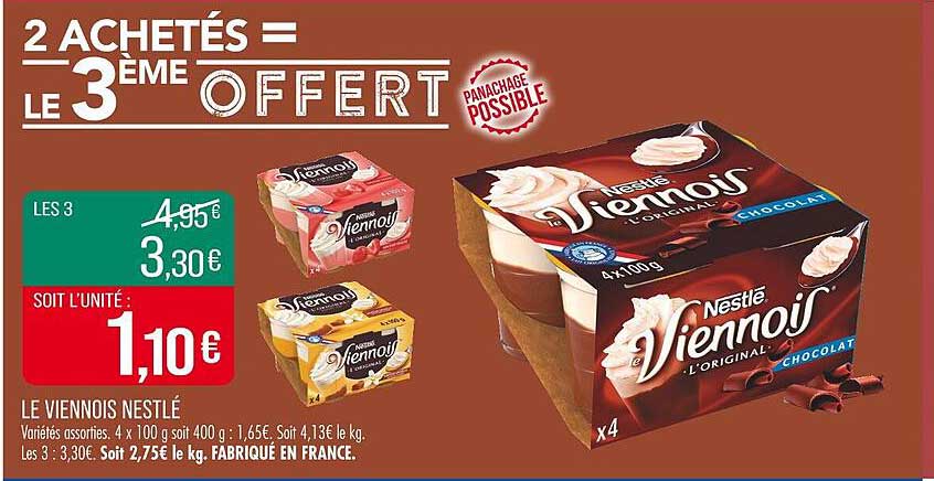 2 ACHETÉS = LE 3ÈME OFFERT