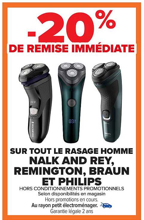 -20% DE REMISE IMMÉDIATE