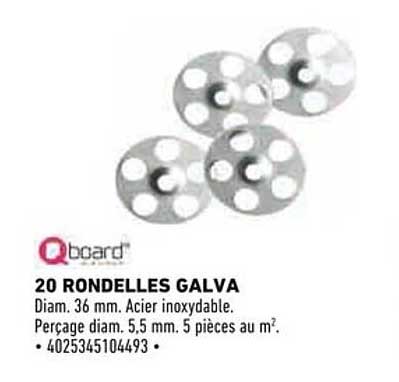 20 RONDELLLES GALVA