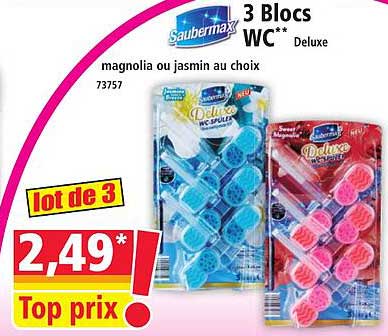 3 Blocs WC* Deluxe