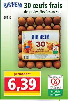 30 œufs frais de poules élevées au sol