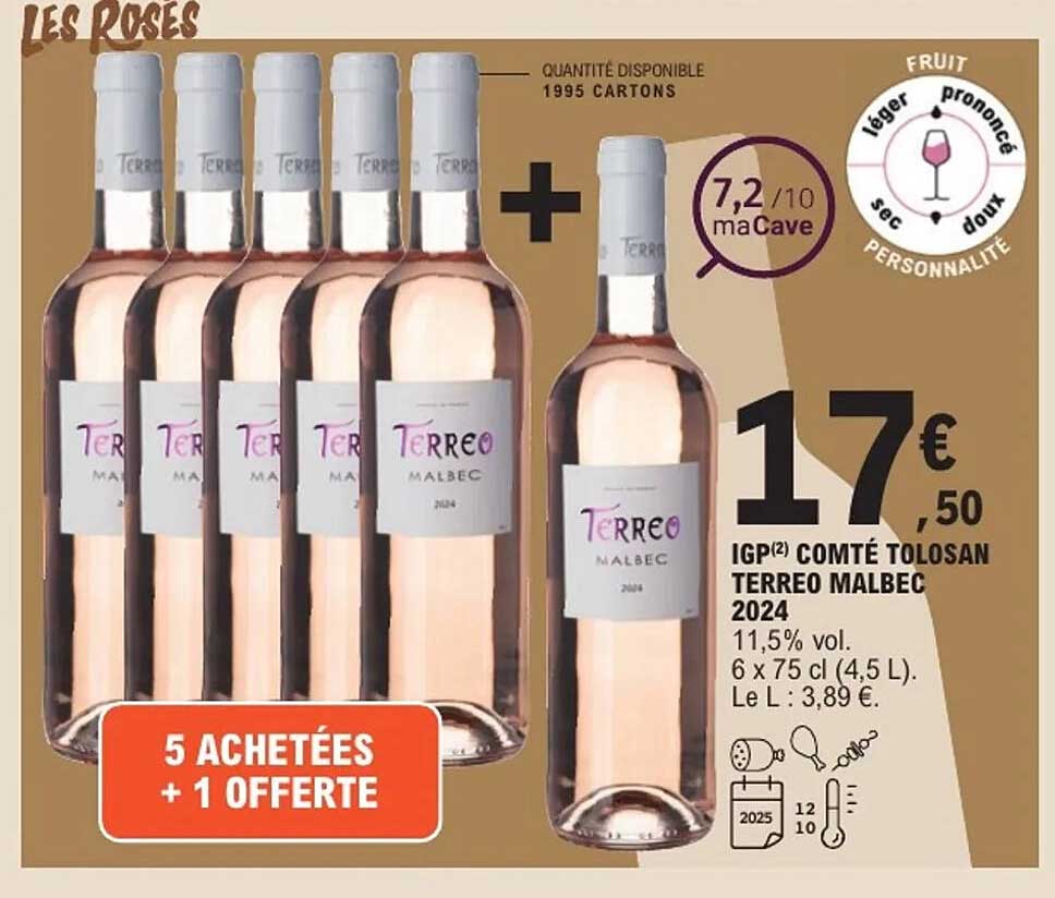 5 ACHETÉES + 1 OFFERTE
