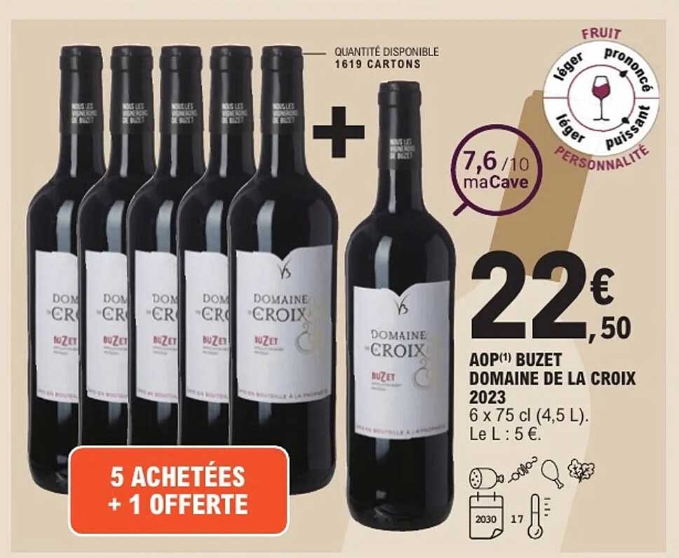 5 ACHETÉES + 1 OFFERTE