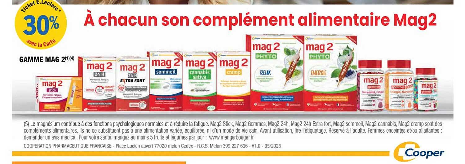 À chacun son complément alimentaire Mag2