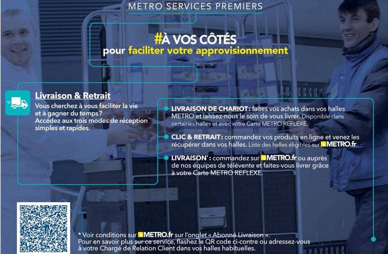 #À VOS CÔTÉS pour faciliter votre approvisionnement