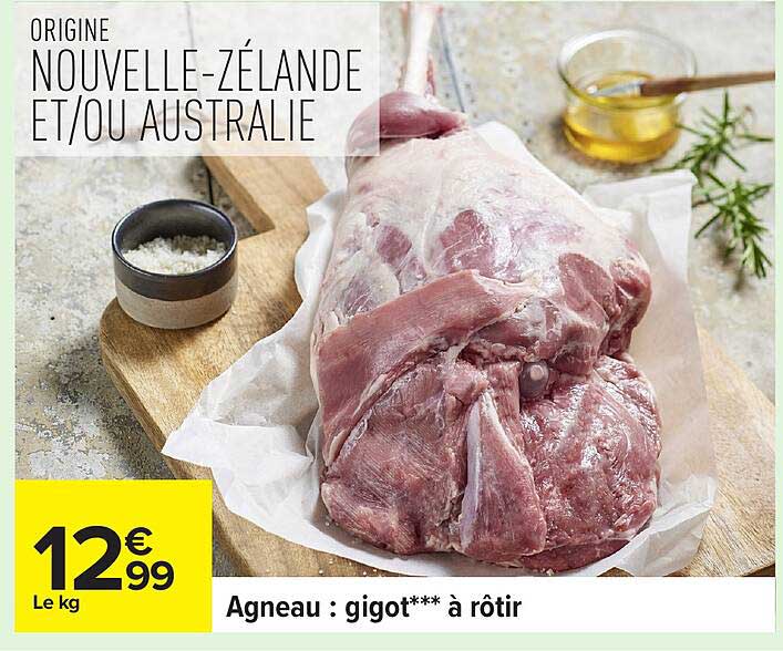 Agneau : gigot*** à rôtir