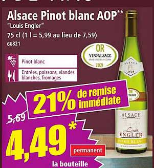 Alsace Pinot blanc AOP** "Louis Engler"