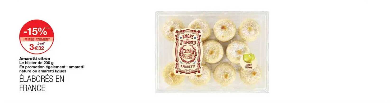 Amaretti citron