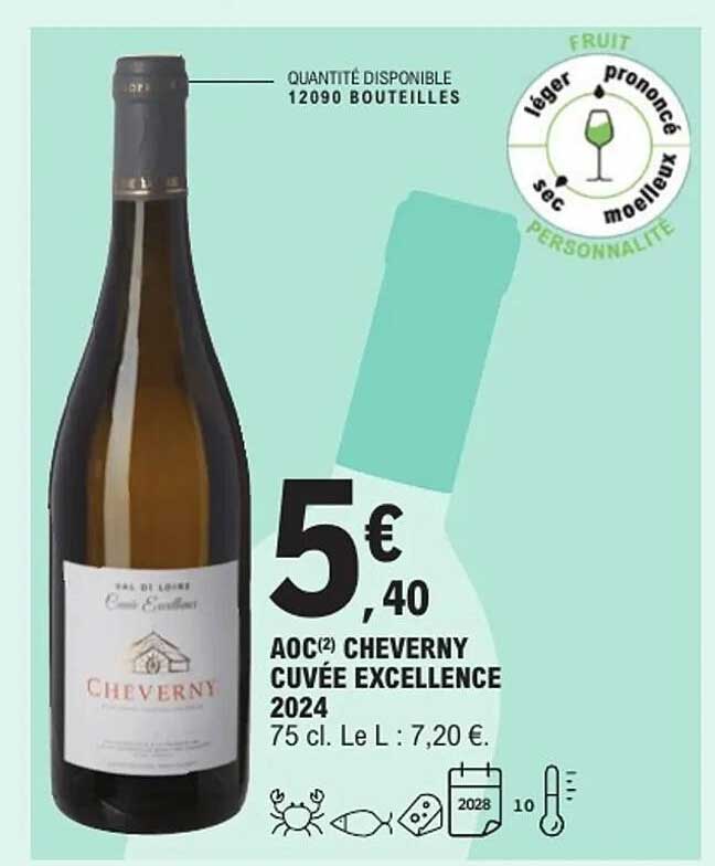 AOC Cheverny Cuvée Excellence 2024
