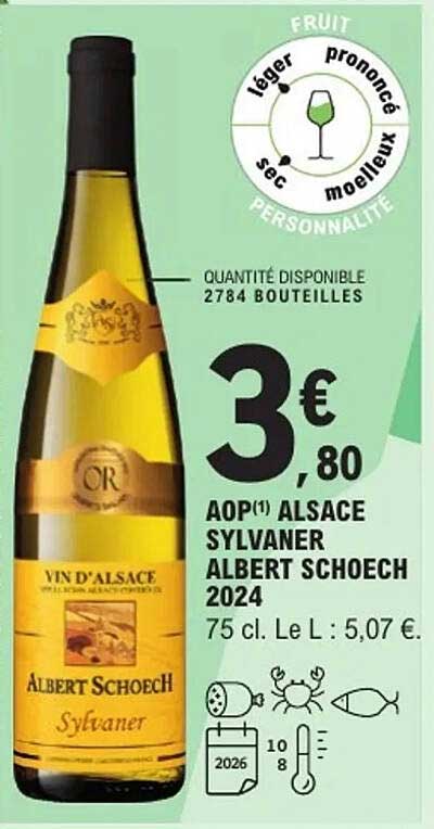 AOP ALSACE SYLVANER ALBERT SCHOECH 2024