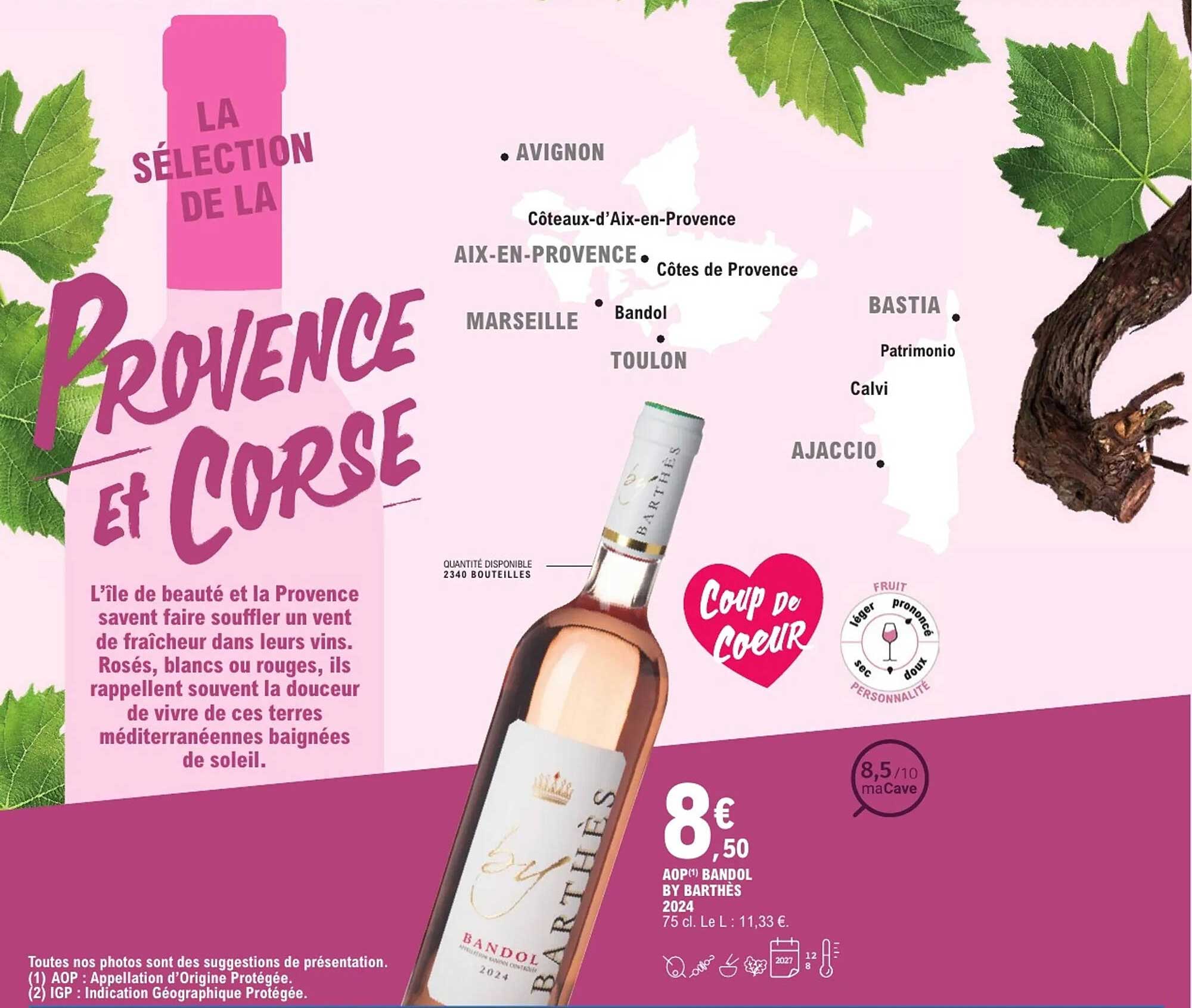 AOP® Bandol by Barthès 2024