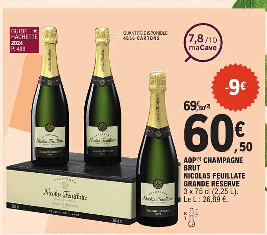 AOP Champagne Brut Nicolas Feuillatte Grande Réserve