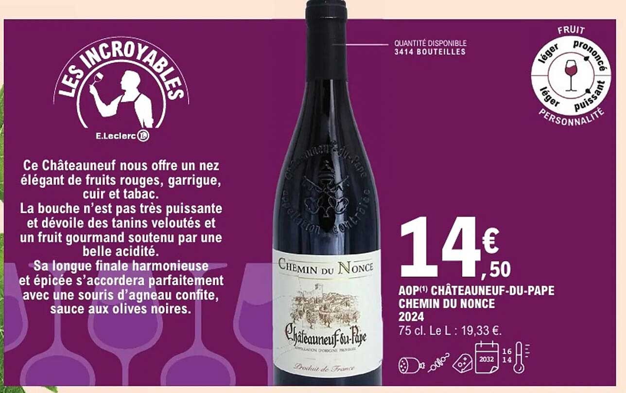 AOP Châteauneuf-du-Pape Chemin du Nonce 2024