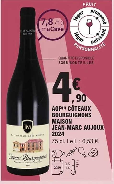 AOP Coteaux Bourguignons Maison Jean-Marc Aujoux 2024