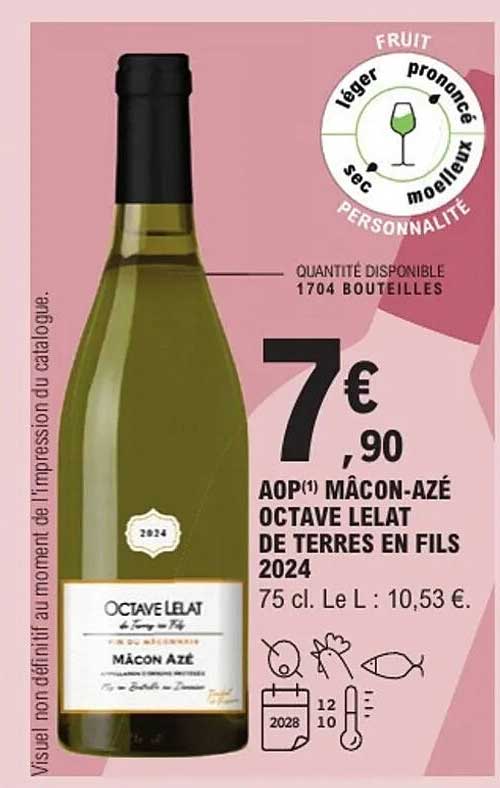 AOP Mâcon-Azé Octave Lelat de Terres en Fils 2024