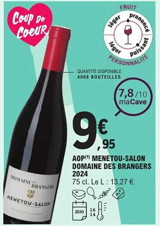 AOP MENETOU-SALON DOMAINE DES BRANGERS 2024