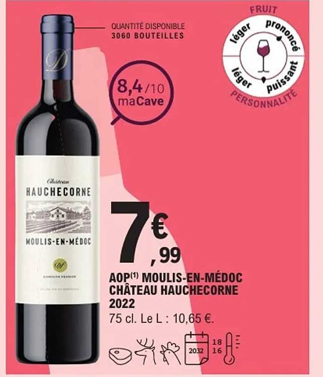 AOP Moulis-en-Médoc Château Hauchecorne 2022