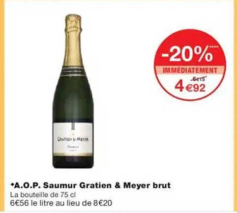 A.O.P. Saumur Gratien & Meyer brut