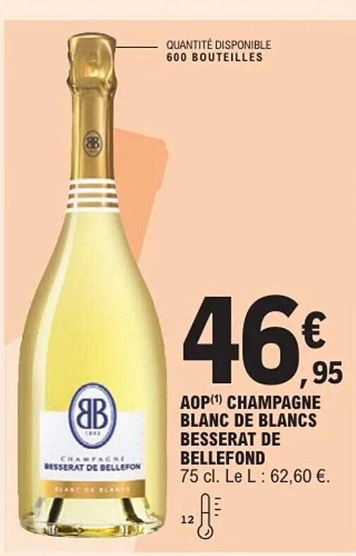 AOP(1) CHAMPAGNE BLANC DE BLANCS BESSERAT DE BELLEFOND
