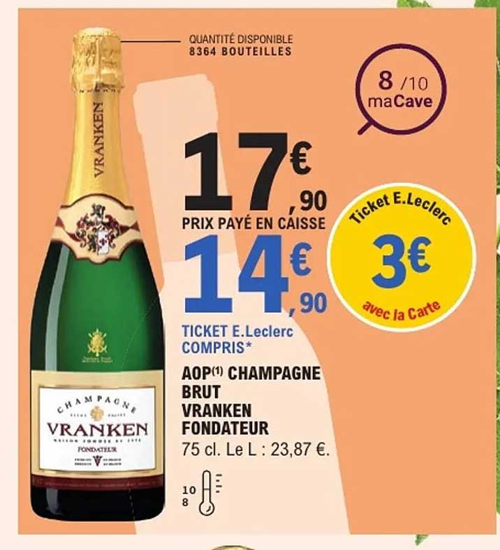AOP(1) CHAMPAGNE BRUT VRANKEN FONDATEUR