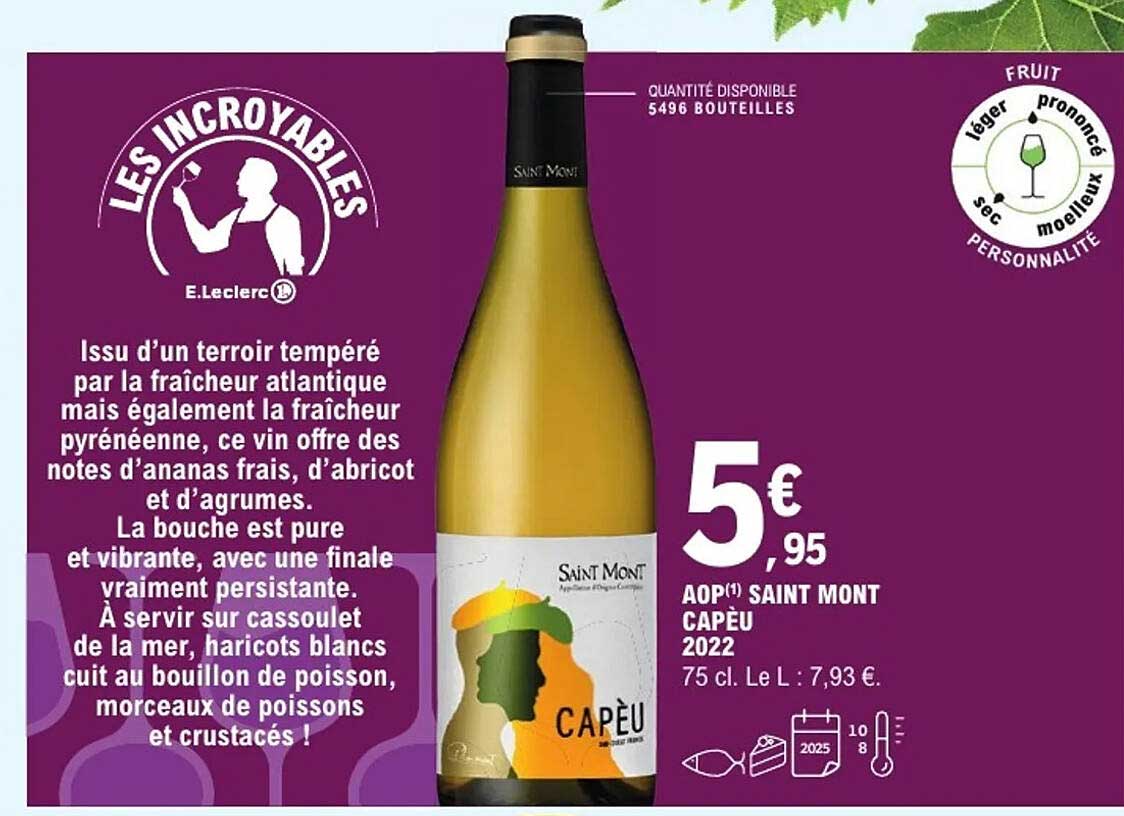 AOP(1) SAINT MONT CAPÈU 2022