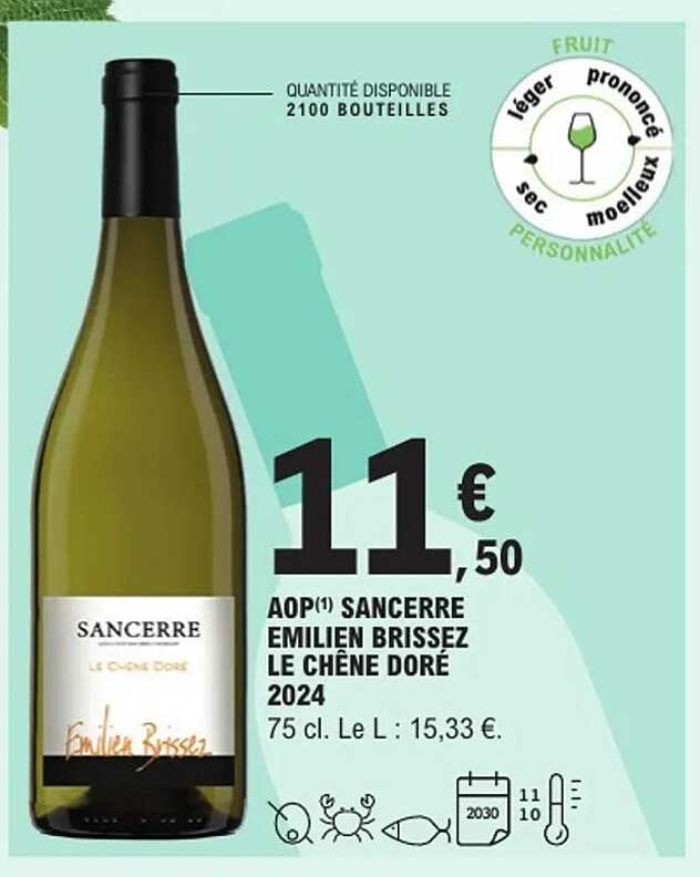 AOP(1) Sancerre Emilien Brissez Le Chêne Doré 2024