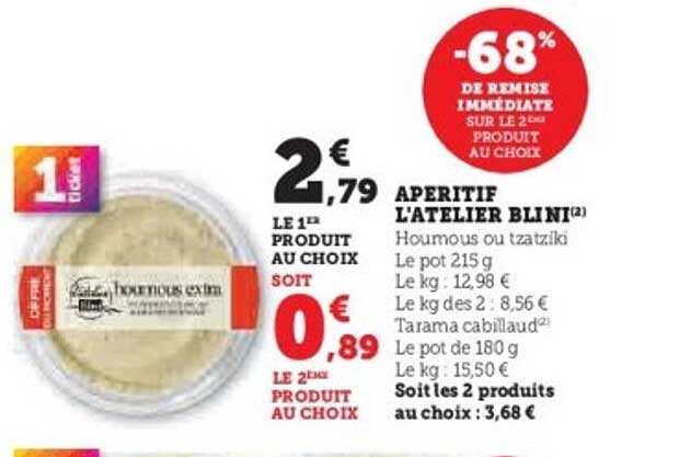 APÉRITIF L'ATELIER BLINI