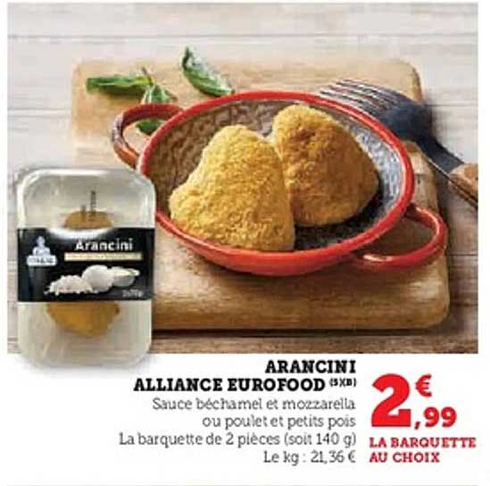 ARANCINI ALLIANCE EUROFOOD