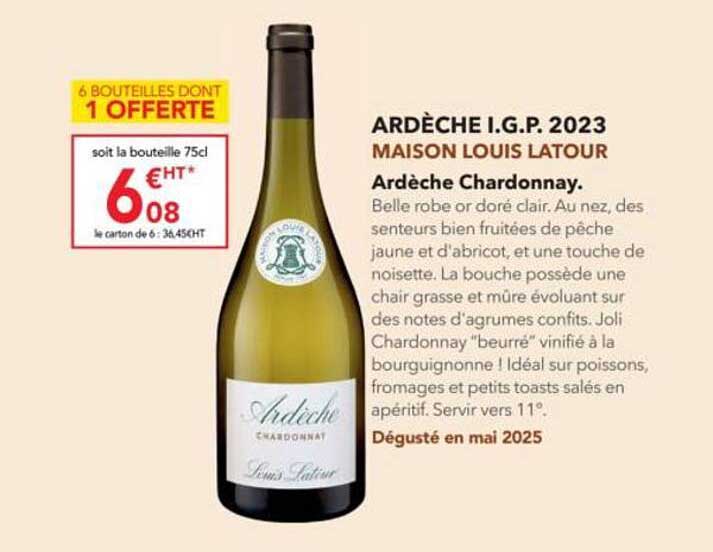 ARDÈCHE I.G.P. 2023 MAISON LOUIS LATOUR