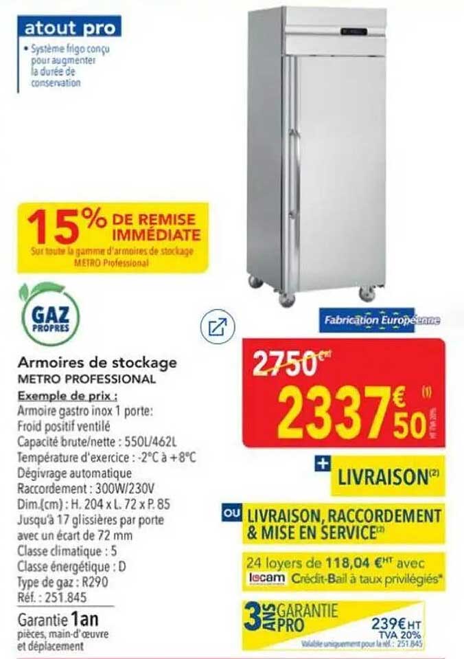 Armoirs de stockage METRO PROFESSIONAL