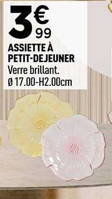ASSIETTE À PETIT-DEJEUNER