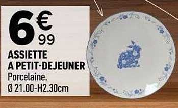 ASSIETTE A PETIT-DEJEUNER