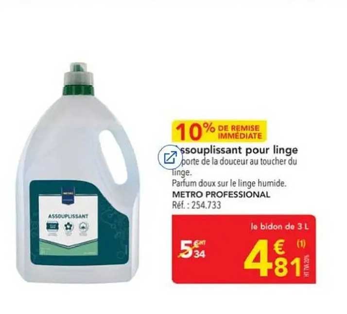 ASSOUPLISSANT POUR LINGE