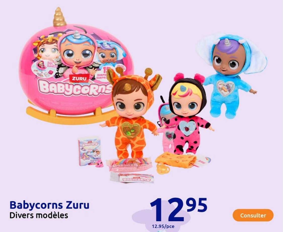 Babycorns Zuru Divers modèles
