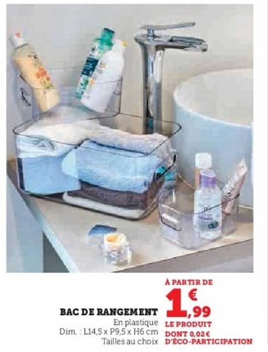 BAC DE RANGEMENT