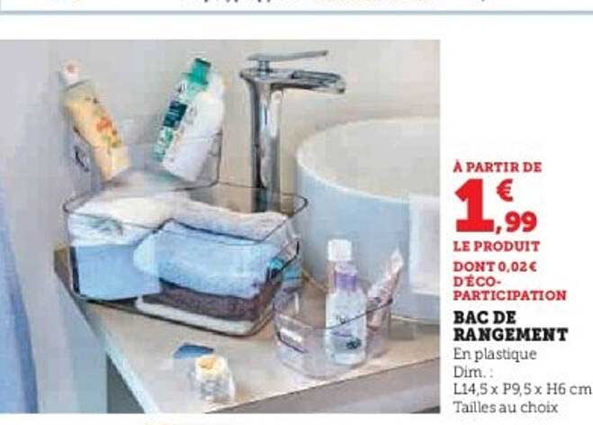 BAC DE RANGEMENT