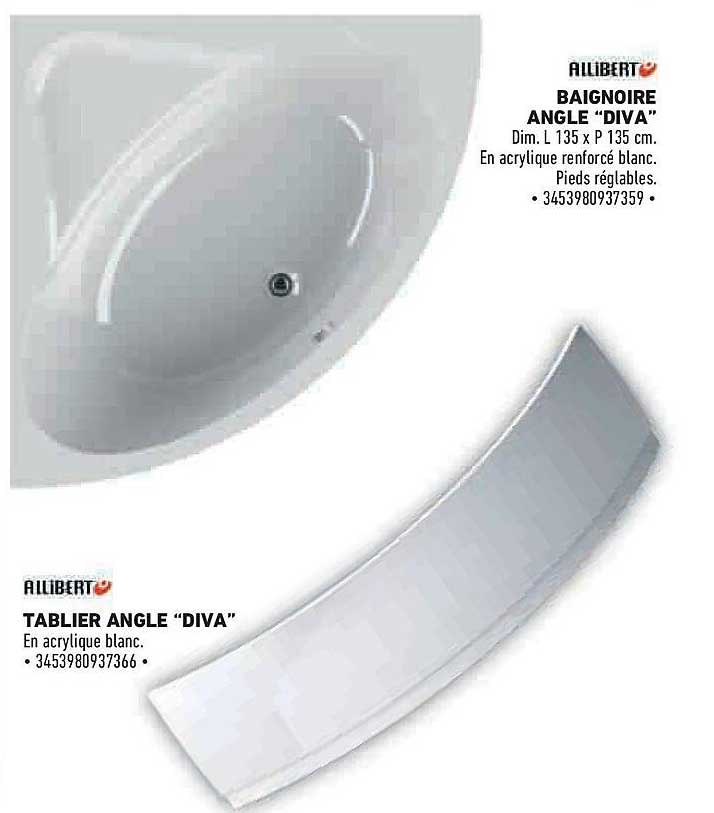 BAIGNOIRE ANGLE “DIVA”