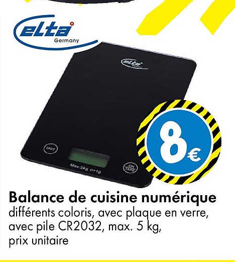 Balance de cuisine numérique