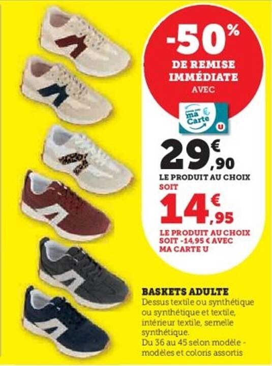 BASKETS ADULTE
