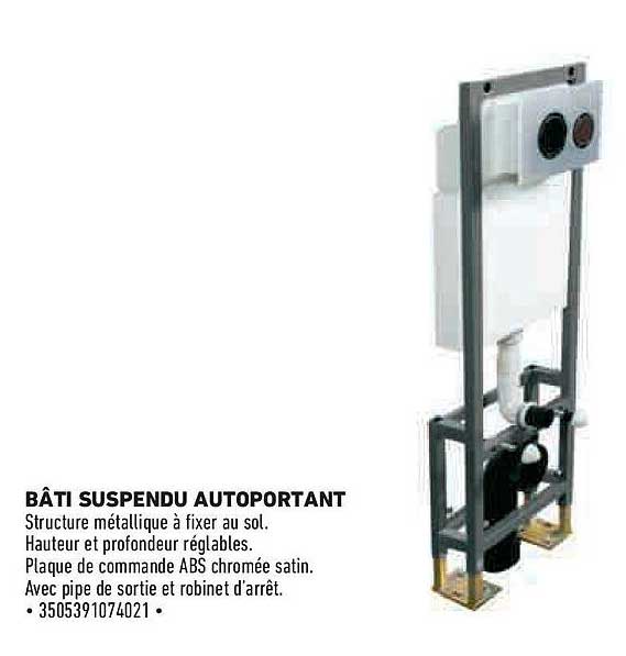 BÂTI SUSPENDU AUTOPORTANT